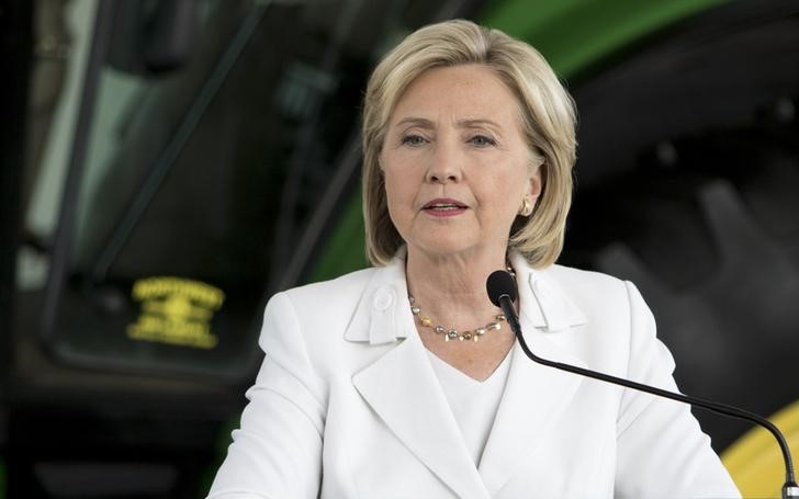 © Reuters. Ex-secretária de Estado norte-americana Hillary Clinton durante evento nos Estados Unidos
