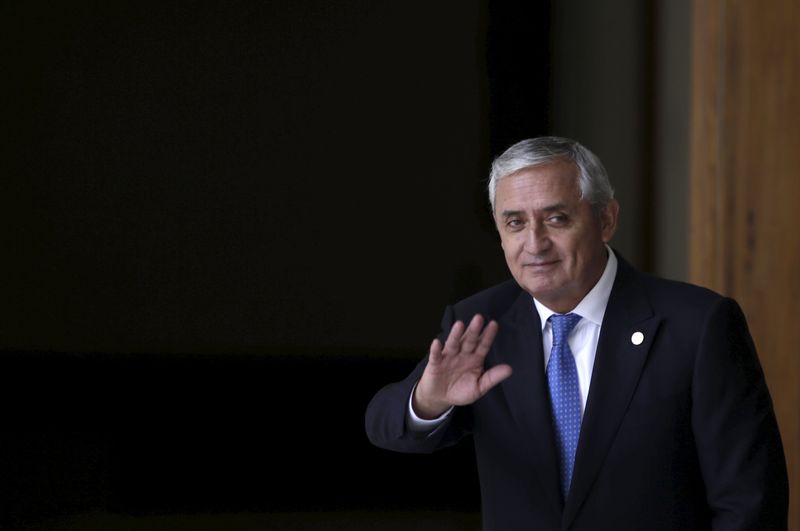 © Reuters. Presidente da Guatemala, Otto Pérez