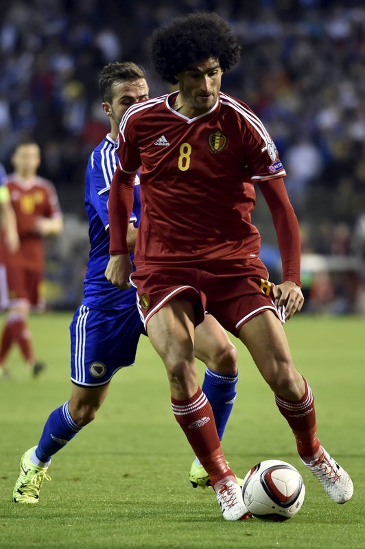 © Reuters. بلجيكا تصحح مسارها في تصفيات بطولة أوروبا بالفوز 3-1 على البوسنة