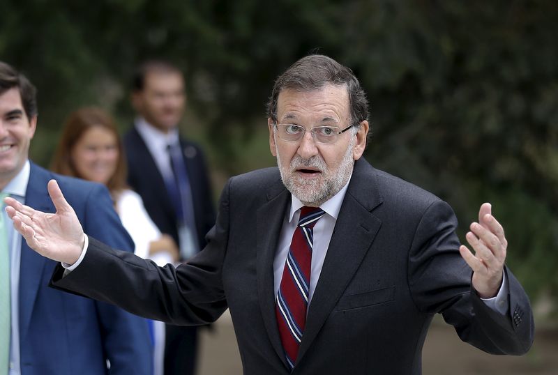 © Reuters. Rajoy dice que no dialogará para ayudar a la independencia de Cataluña