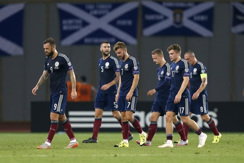 © Reuters. جورجيا توجه لطمة لآمال اسكتلندا في التأهل لبطولة أوروبا