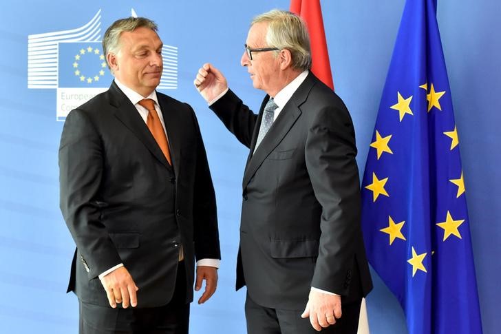 © Reuters. Juncker presionará a los líderes de la UE para asumir cuotas de inmigrantes