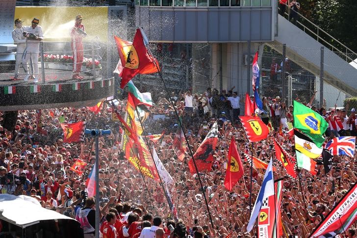© Reuters.  Las esperanzas de Monza de seguir en el calendario suben tras el fin de semana  