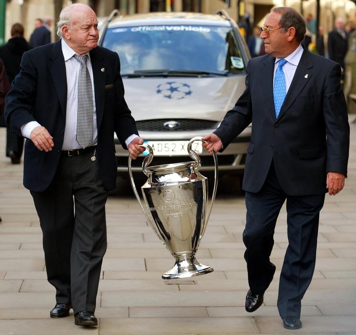 © Reuters. ¿La Copa de Europa? No sabíamos ni lo que era, dice el histórico del Real Madrid Gento