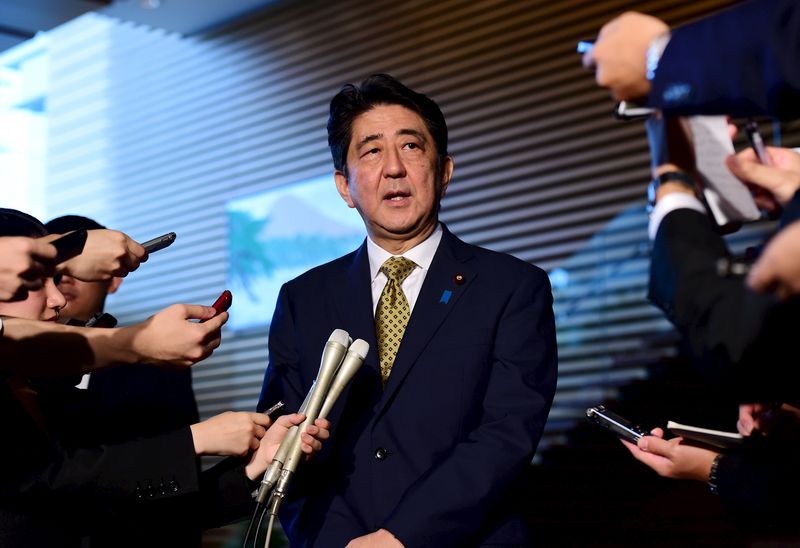 © Reuters. Shinzo Abe