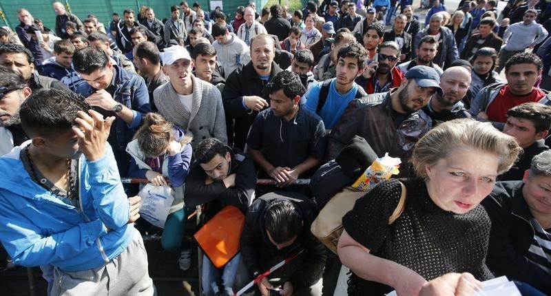 © Reuters. الاستقبال المنظم للاجئين في ألمانيا يخفي حالة من الفوضى
