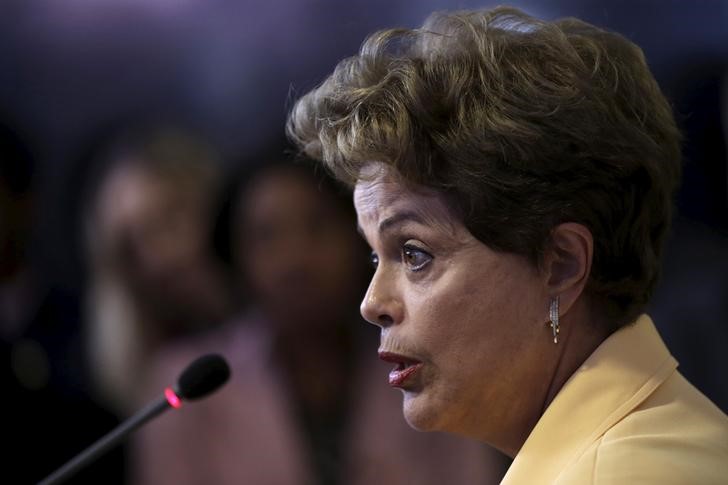 © Reuters. Presidente Dilma Rousseff durante conferência no Palácio do Planalto, em Brasília