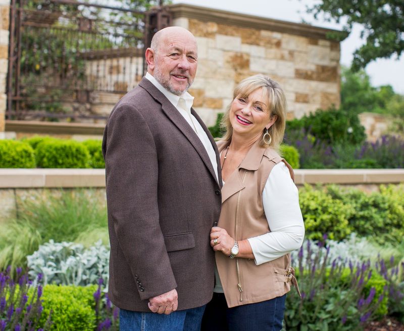 © Reuters. Undated handout photo of Farris Wilks with wife Joann