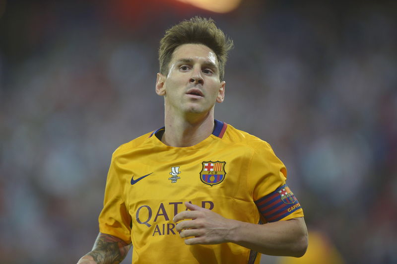 © Reuters. Atacante do Barcelona, Lionel Messi, em partida contra o Athletic Bilbao