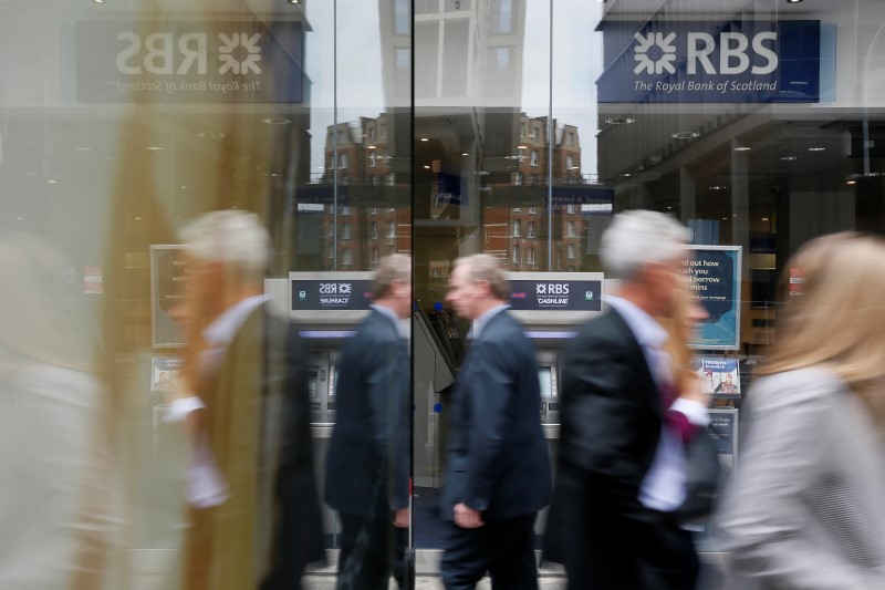 © Reuters. RBS VISE UNE IPO DE WILLIAMS & GLYN AU 2E SEMESTRE 2016