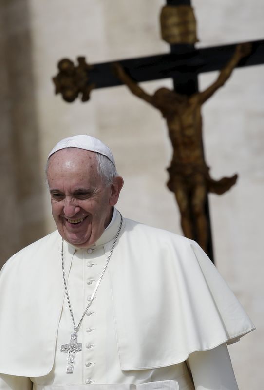 © Reuters. Papa Francisco no Vaticano