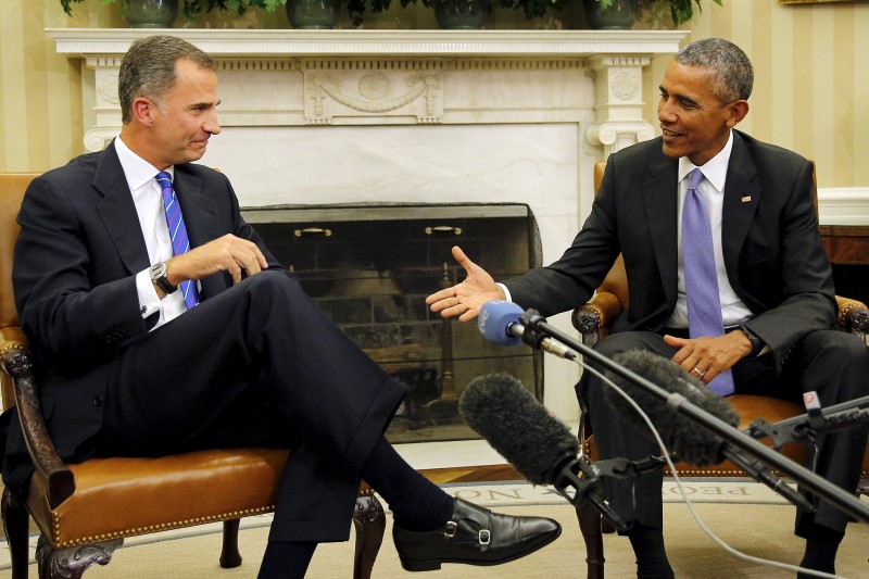 © Reuters. Obama muestra su respaldo a una España 