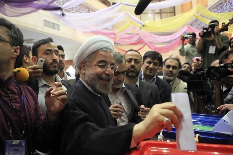 © Reuters. عوائد الاتفاق النووي تظهر في الانتخابات الإيرانية