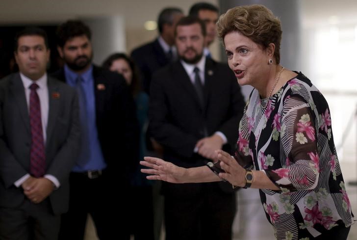 © Reuters. Presidente Dilma Rousseff em Brasília