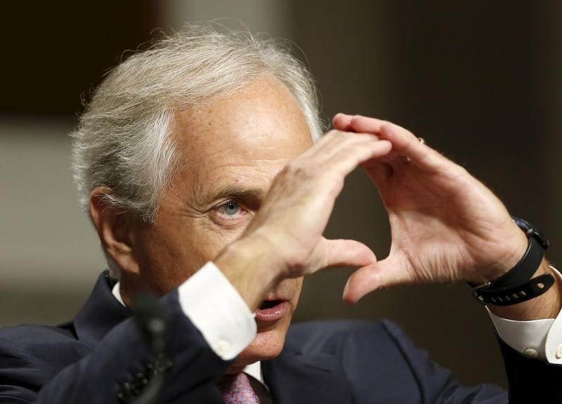© Reuters. Senator Corker of Senate Foreign Relations Committee makes opening statement in Washington