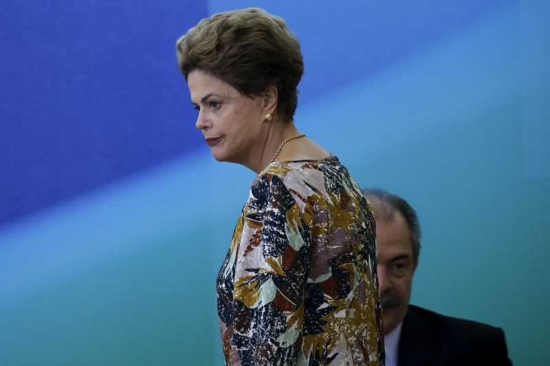 © Reuters. Presidente Dilma Rousseff durante cerimônia no Palácio do Planalto, em Brasília