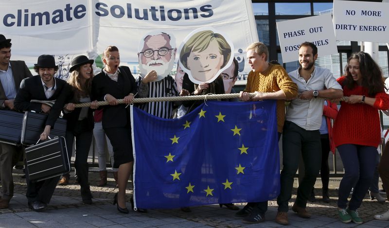 © Reuters. Los ministros de la UE fijan posición sobre clima antes de cumbre de París