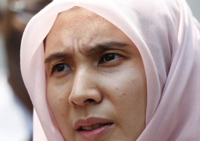 © Reuters. ابنة زعيم المعارضة في ماليزيا تناشد أوباما الضغط لإطلاق سراحه