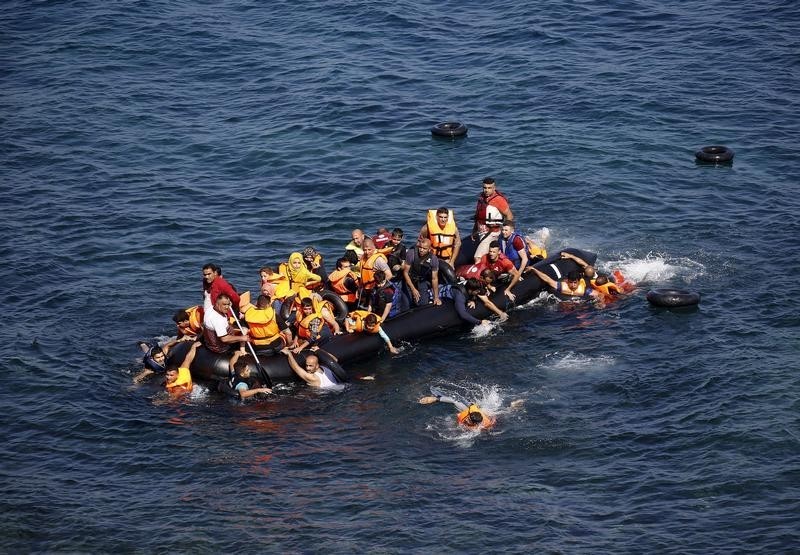 © Reuters. مقتل 13 مهاجرا بعد تحطم قارب قبالة السواحل التركية 