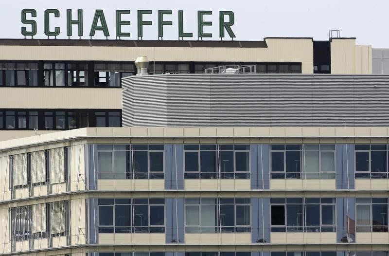 © Reuters. German company Schaeffler Group, the world's second largest ball-bearing maker is pictured in Herzogenaurach