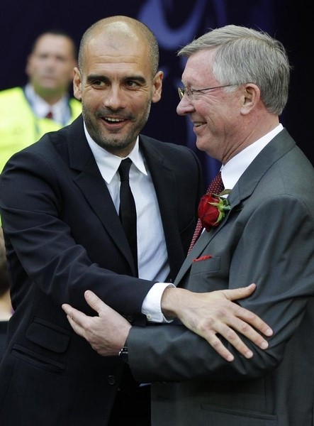 © Reuters. Ferguson quería a Pep Guardiola como su sucesor en el Manchester United