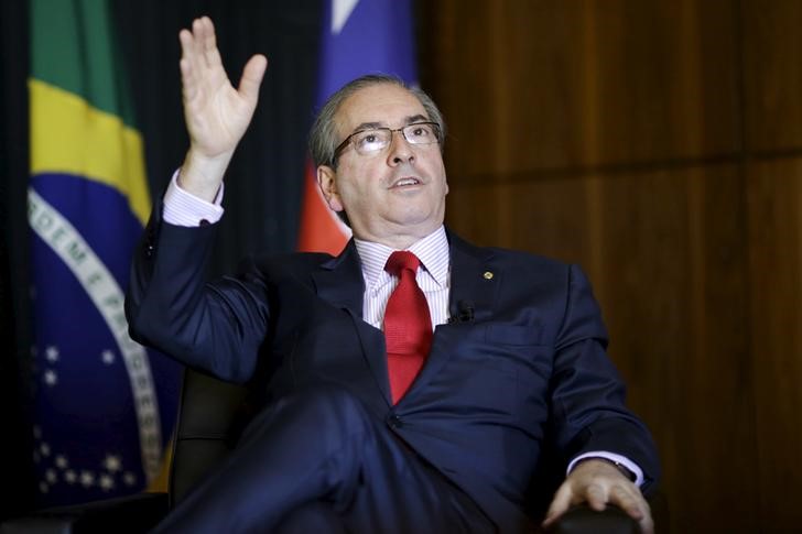 © Reuters. Presidente da Câmara dos Deputados, Eduardo Cunha, durante reunião da Casa em Brasília