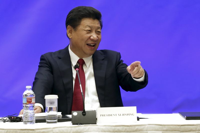 © Reuters. Presidente chinês, Xi Jinping, fala durante reunião em Seattle, Washington 