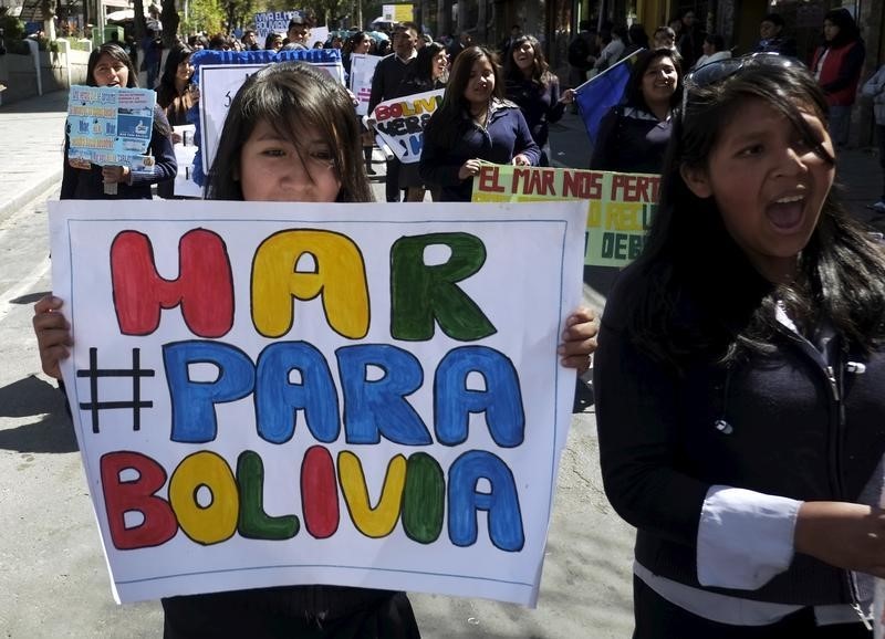 © Reuters. El juicio por la salida al mar de Bolivia prosigue tras un fallo de La Haya  