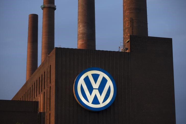 © Reuters. Энергостанция Volkswagen в Вольфсбурге