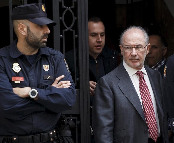 © Reuters. محكمة اسبانية تجمد أصول رئيس صندوق النقد السابق