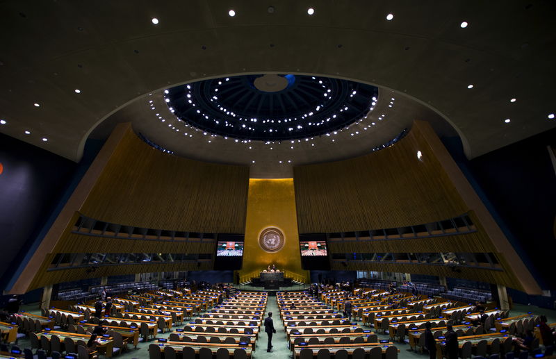 © Reuters. Assembleia-geral da ONU, em Nova York