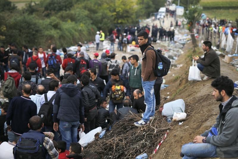 © Reuters. الامم المتحدة ترى ان تدفق اللاجئين على أوروبا يتزايد