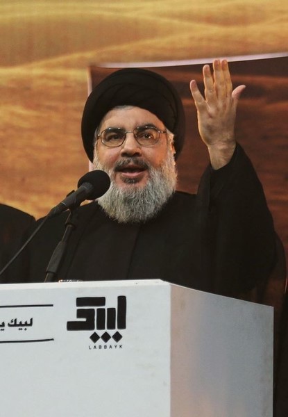 © Reuters. حزب الله يرحب بتعزيز الوجود العسكري الروسي بسوريا ويقول إن أمريكا فشلت