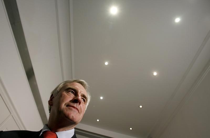 © Reuters. John McDonnell leaves after a news conference with Michael Meacher in London