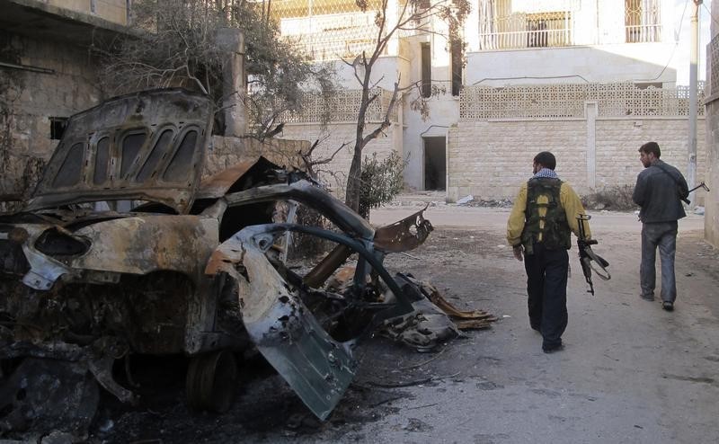 © Reuters. المرصد: هدوء في شمال غرب سوريا بعد انتهاك لوقف اطلاق النار