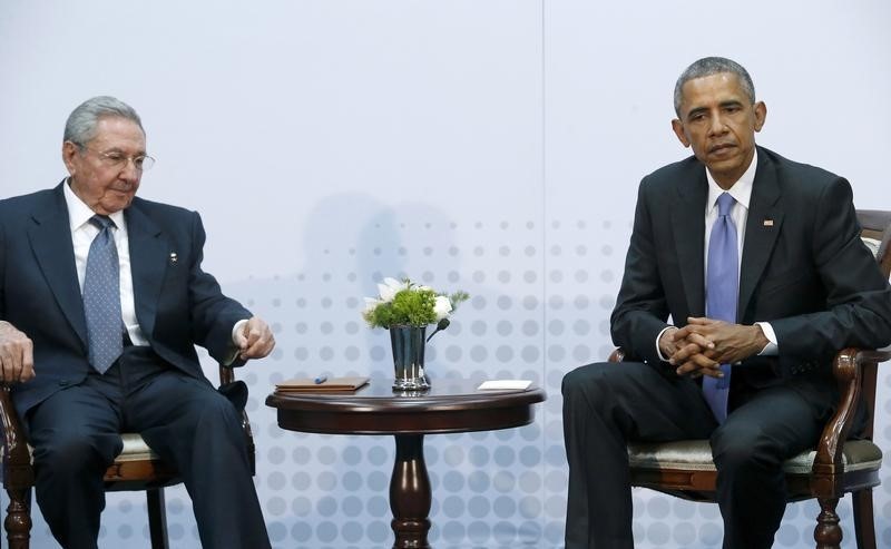 © Reuters. البيت الأبيض: أوباما يلتقي مع رئيس كوبا في الأمم المتحدة الثلاثاء