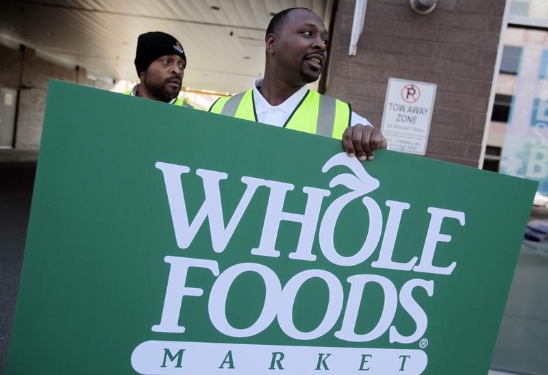 © Reuters. WHOLE FOODS MARKET, VALEUR À SUIVRE À WALL STREET