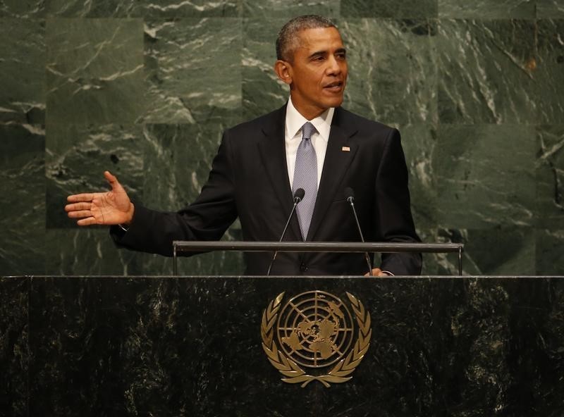 © Reuters. أوباما: أمريكا مستعدة للعمل مع إيران وروسيا لإنهاء الحرب السورية