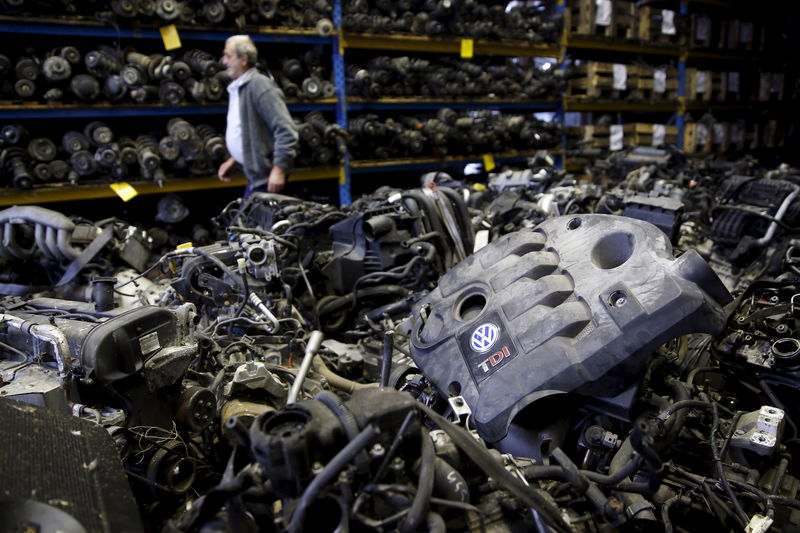 © Reuters. Motores da Volkswagen vistos em Jelah, na Bósnia-Herzegóvina