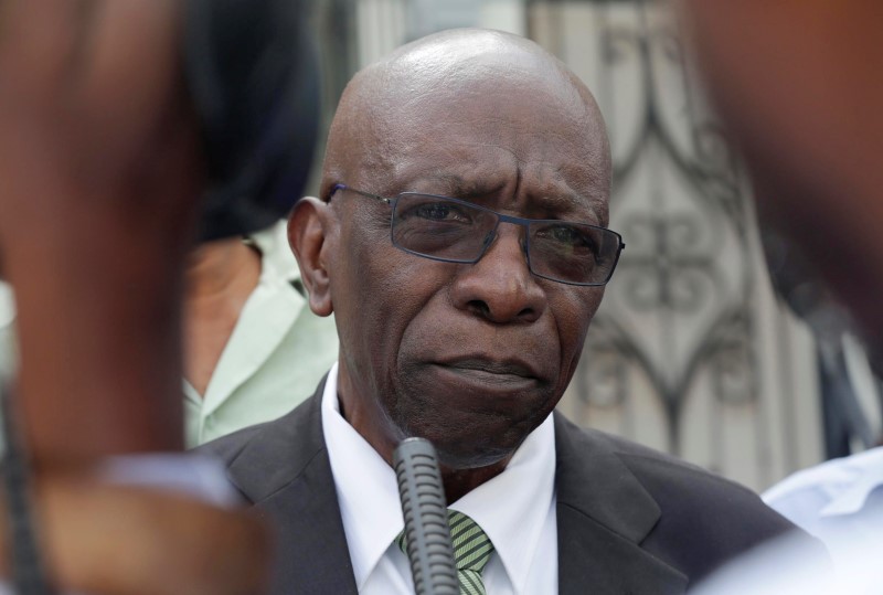 © Reuters. Ex-vice-presidente da Fifa Jack Warner