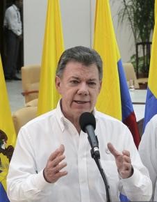 © Reuters. Presidente da Colômbia, Juan Manuel Santos 