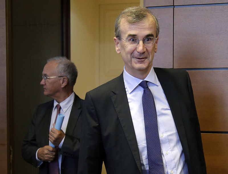 © Reuters. FEU VERT À LA NOMINATION DE FRANÇOIS VILLEROY DE GALHAU À LA BANQUE DE FRANCE