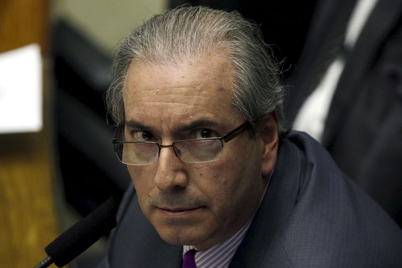 © Reuters. Presidente da Câmara dos Deputados, Eduardo Cunha, durante sessão da Casa em Brasília