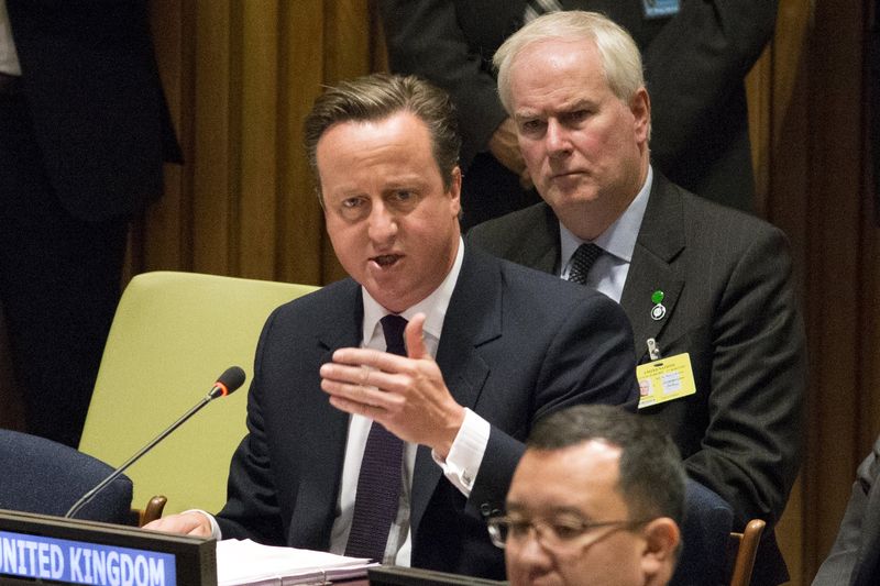 © Reuters. Premiê britânico, David Cameron, na ONU