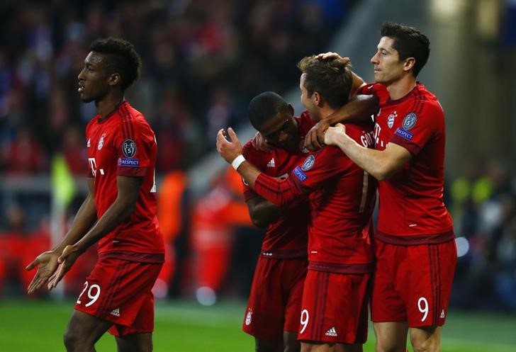 © Reuters. El Bayern afianza su camino en Champions tras golear al Dinamo de Zagreb