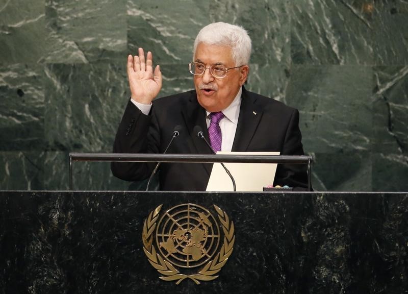 © Reuters. Abbas, presidente palestino, faz discurso na ONU 