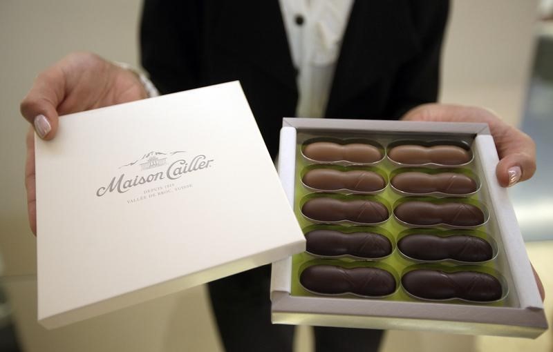 © Reuters. NESTLÉ A DES AMBITIONS MONDIALES POUR LE CHOCOLAT CAILLER