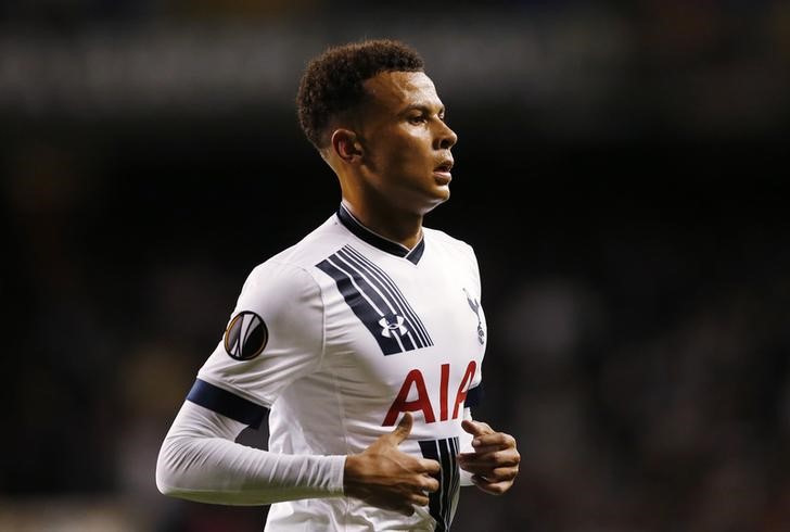 © Reuters. Meia do Tottenham Hotspur Dele Alli