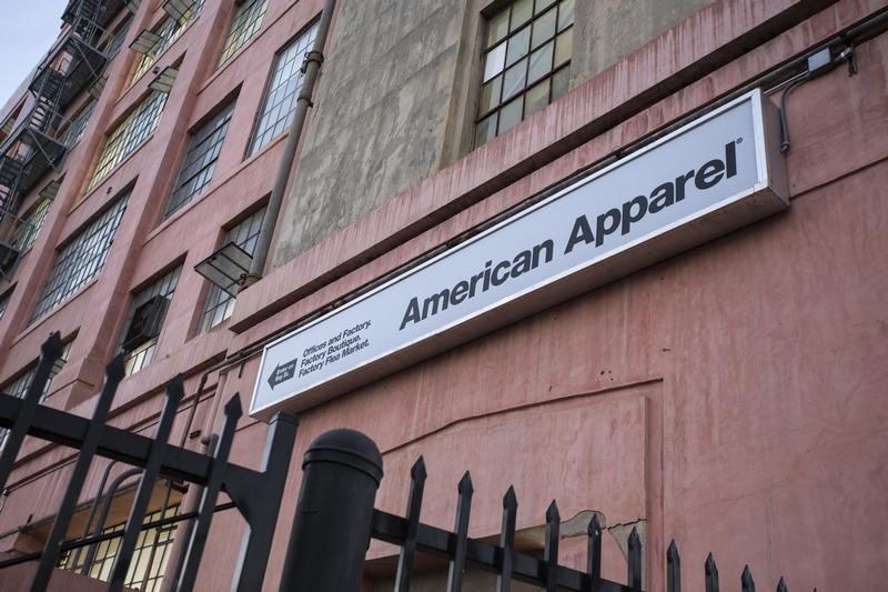 © Reuters. The American Apparel factory headquarters is pictured in Los Angeles, California