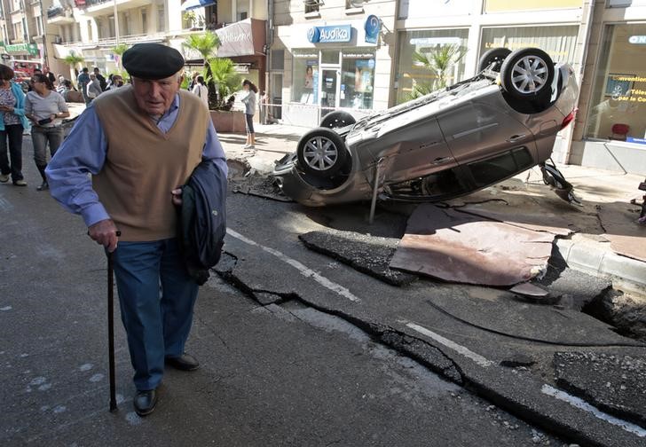 © Reuters. Las inundaciones en Francia causan al menos 17 muertos